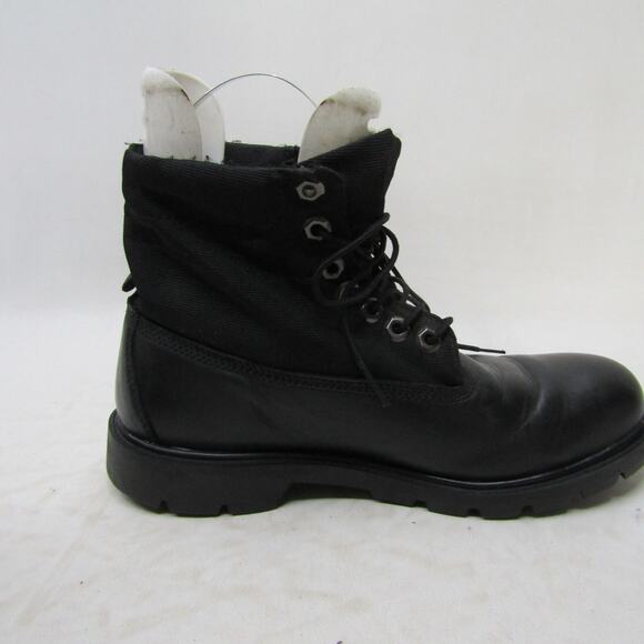 Timberland Mens Size 7.5 M Black Leather Lace Up Ankle Casual Shoes main image 4